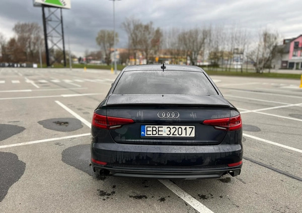 Audi A4 cena 99500 przebieg: 73410, rok produkcji 2017 z Bełchatów małe 326